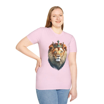 Lion Shirt Unisex Softstyle Tee Gildan 64000 100 Percent Ring Spun Cotton