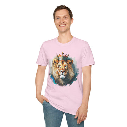 Lion Shirt Unisex Animal Tee Softstyle 64000 100 Percent Ring Spun Cotton