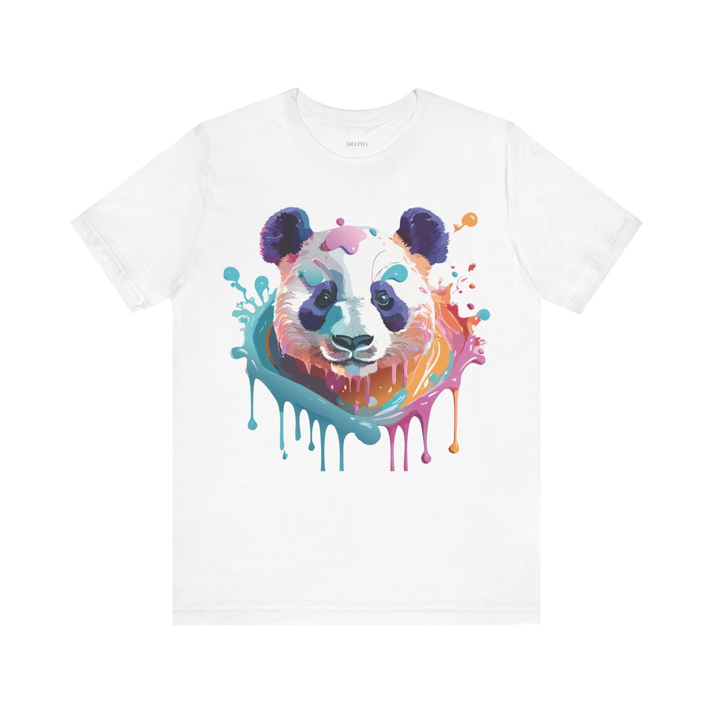 T-shirt en coton naturel avec panda