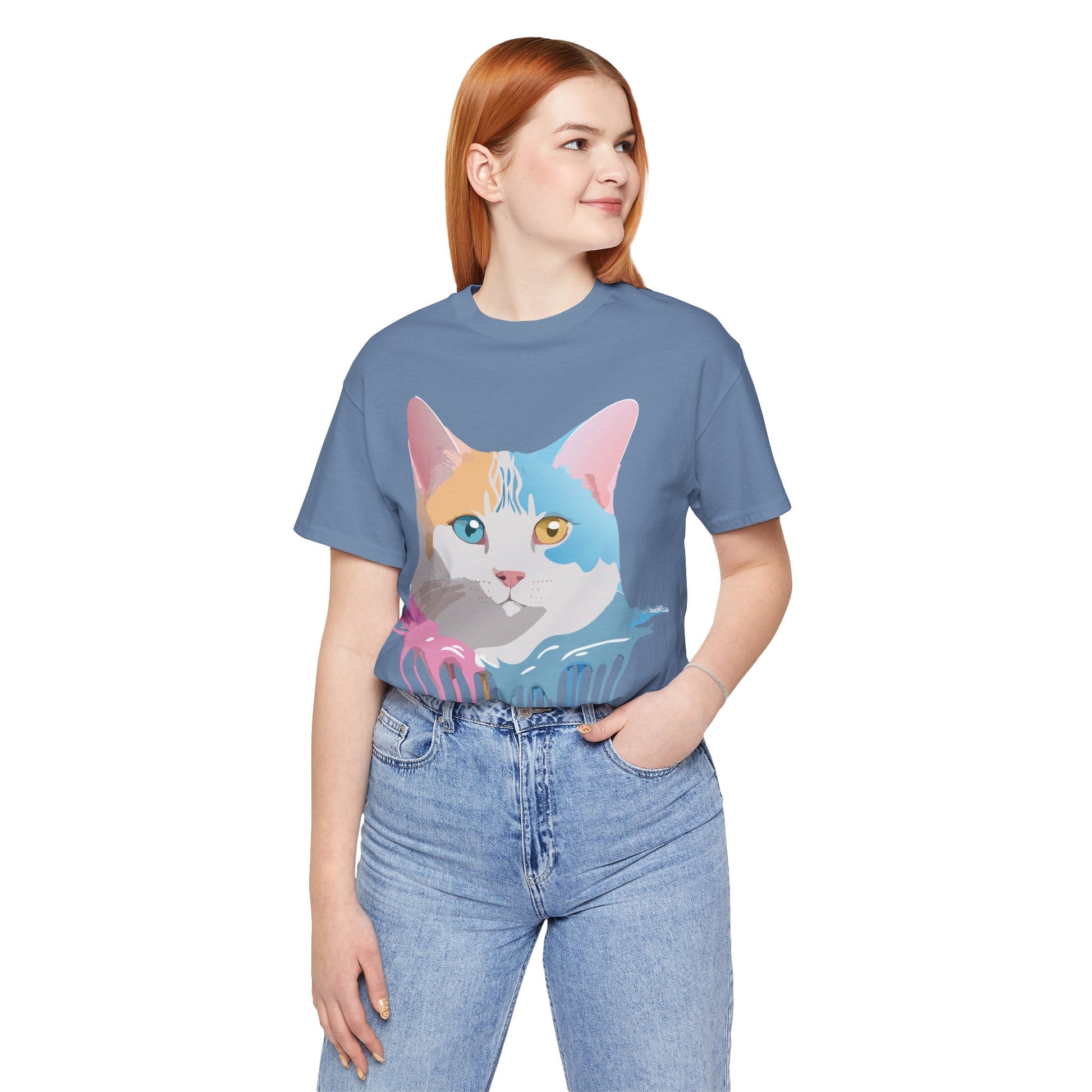 Cat Shirt, Shirt with Cat - ADELPHA