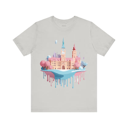 Natural Cotton Tee Shirt - Beautiful Places Collection - Prague Printify