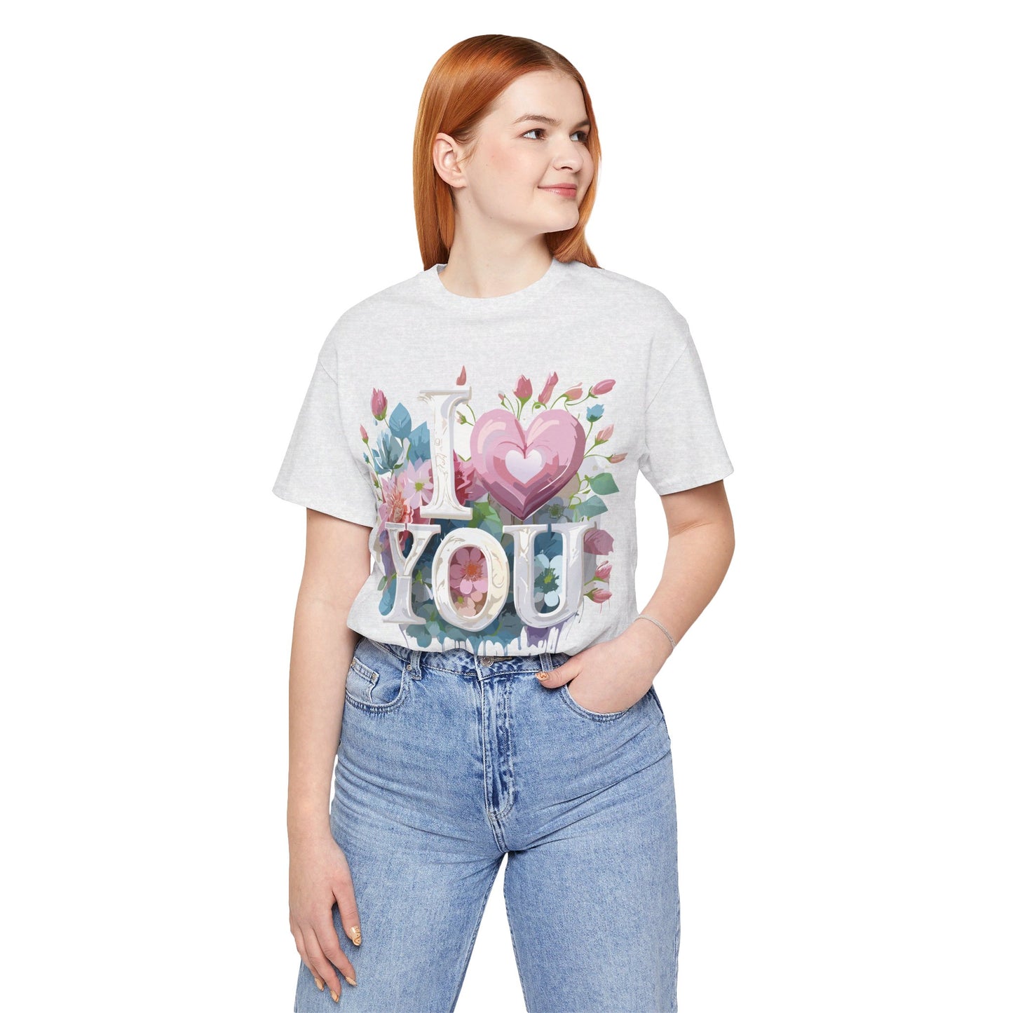 Natural Cotton Tee Shirt - Love story Collection