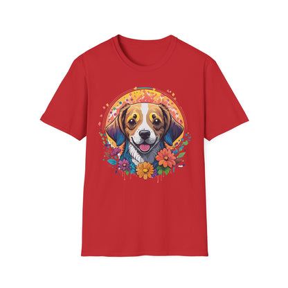Dog Shirt Unisex Animal Tee Gildan 64000 Softstyle Ring Spun Cotton