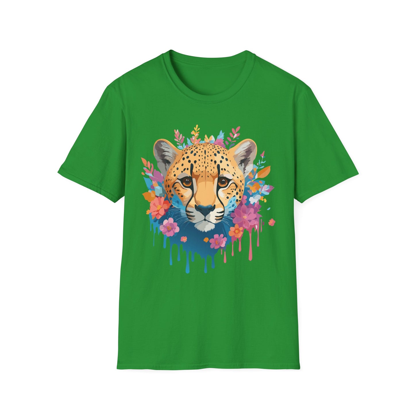 Cheetah Shirt, Shirt with Cheetah, Cheetah Tee, Shirt with Animals