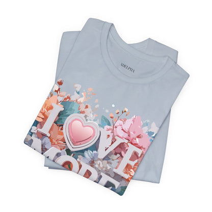 Natural Cotton Tee Shirt - Love story Collection Printify
