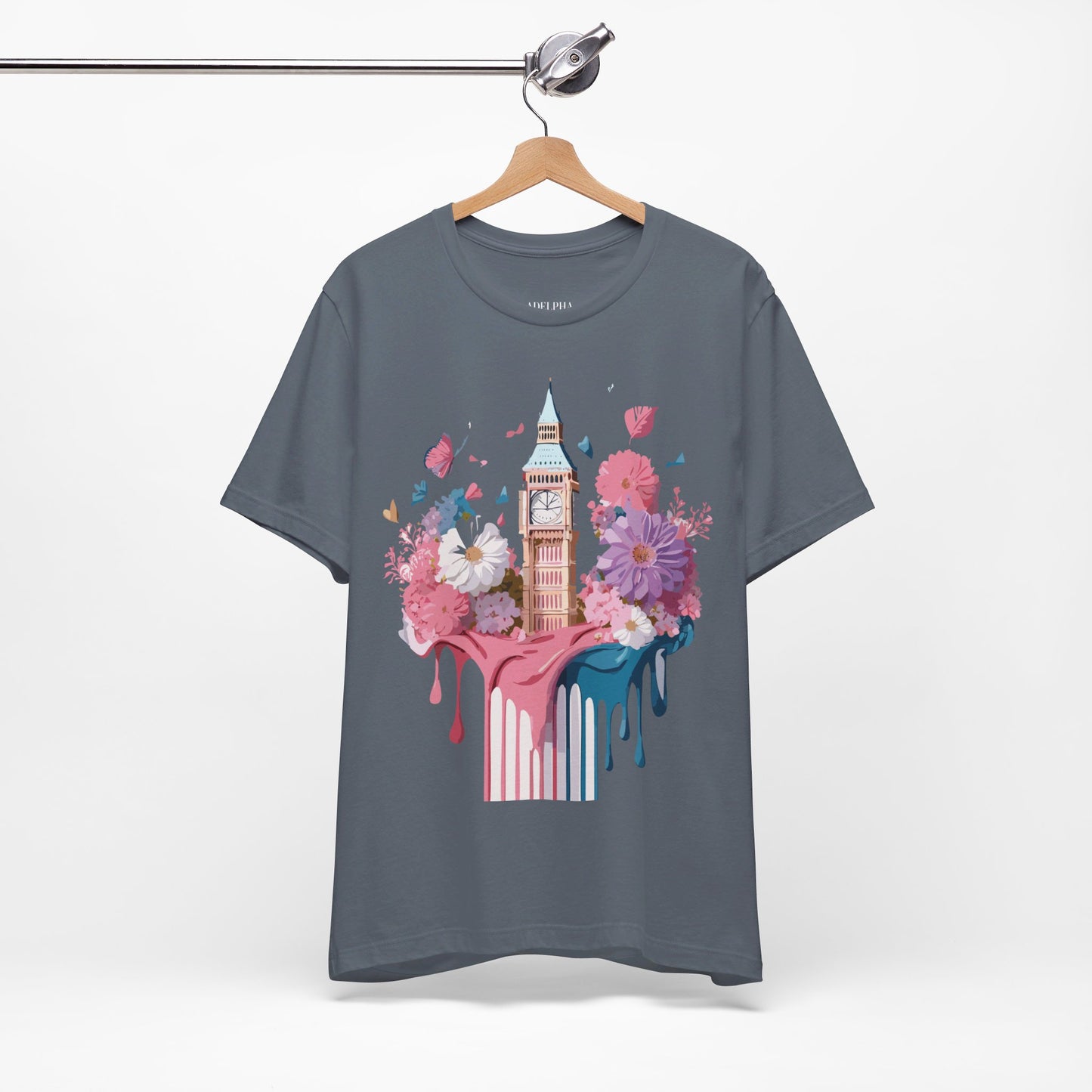 Natural Cotton Tee Shirt - Beautiful Places Collection - London