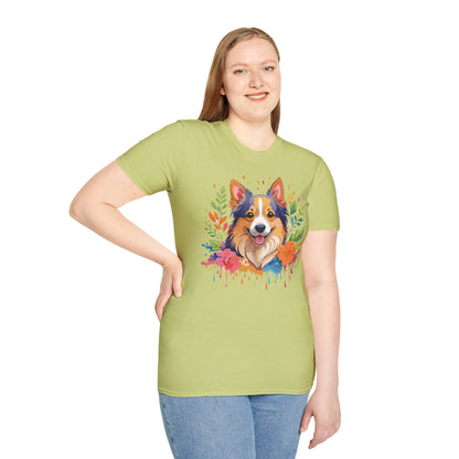 Dog Shirt Unisex Animal Tee Softstyle Gildan 64000 Cotton Tee