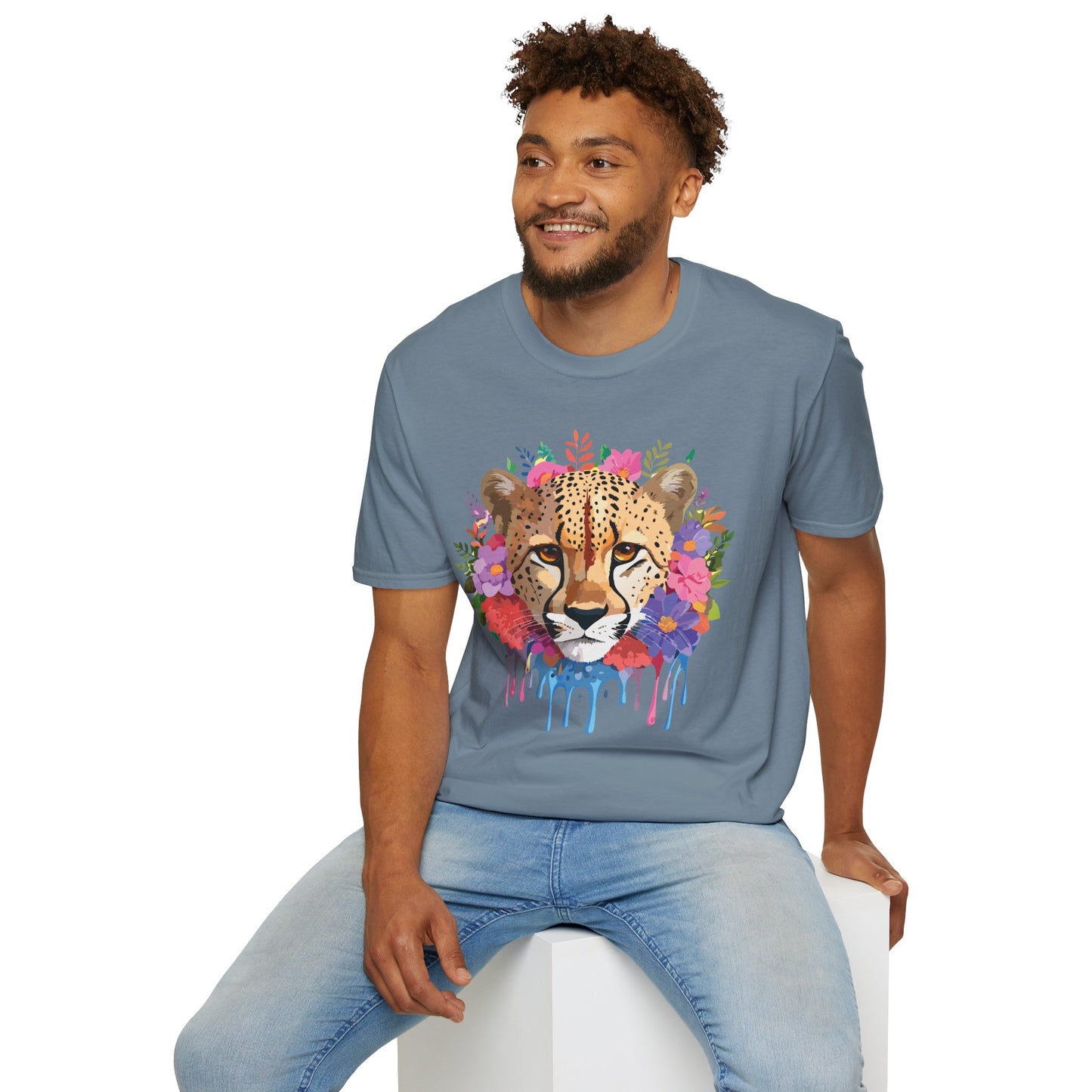 Cheetah Shirt, Shirt with Cheetah, Cheetah Tee, Shirt with Animals