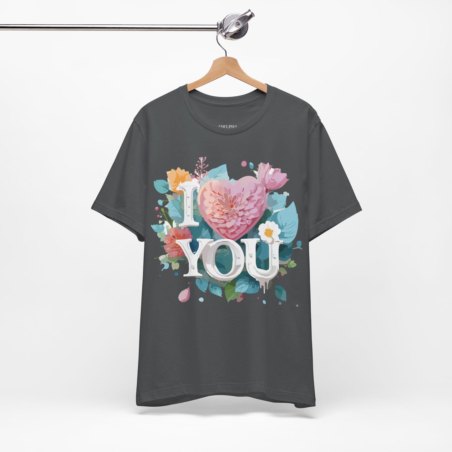 T-Shirt aus natürlicher Baumwolle – Love Story Collection