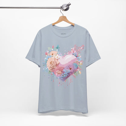 Natural Cotton Tee Shirt - Love story Collection Printify