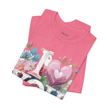 Natural Cotton Tee Shirt - Love story Collection Printify