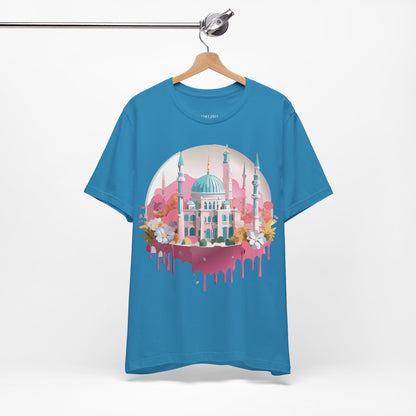 Natural Cotton Tee Shirt - Istanbul, Turkey Printify