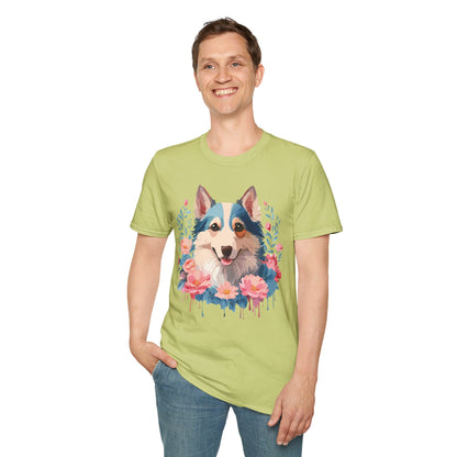 Dog Shirt Unisex Animal Tee Softstyle Cotton Lightweight Breathable