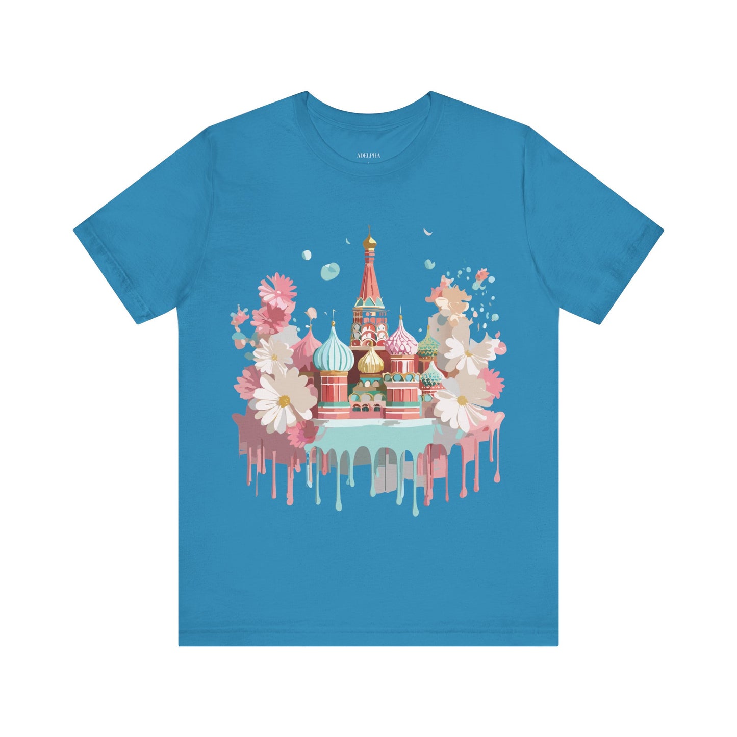 Natural Cotton Tee Shirt - Beautiful Places Collection - Moscow