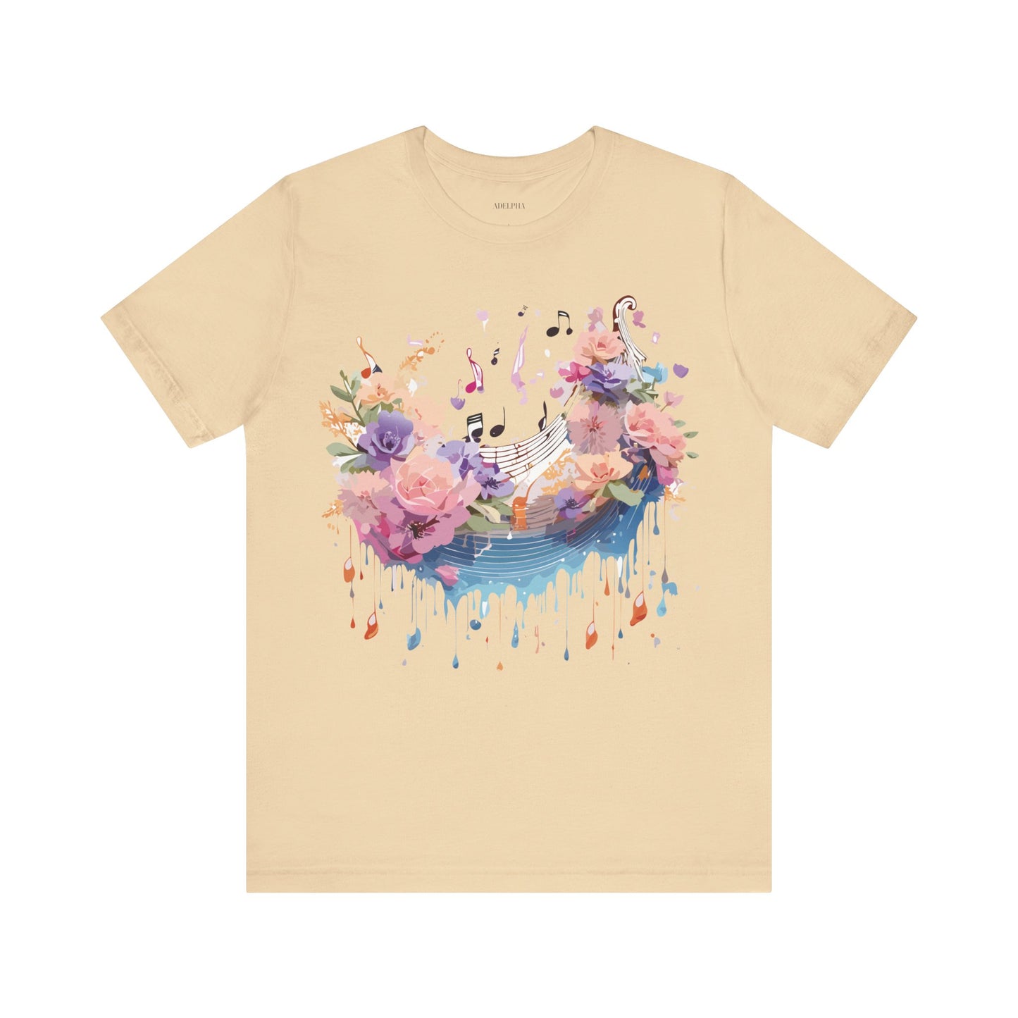 Natural Cotton Tee Shirt - Music collection