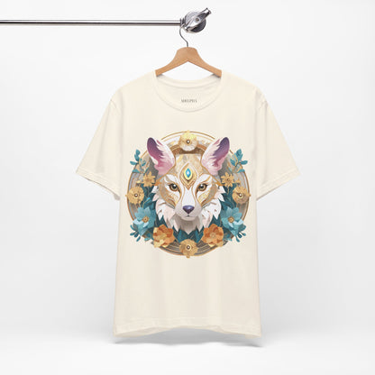 Natural Cotton Tee Shirt - Medallion Collection Printify