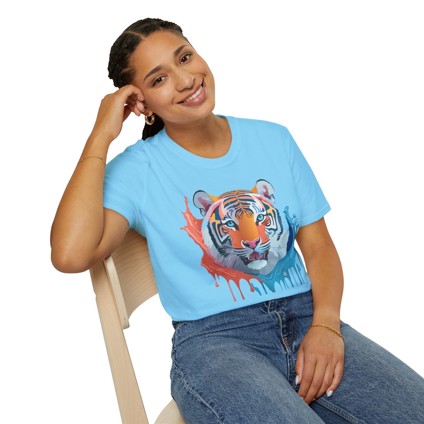 Tiger Shirt, Shirt with Tiger, Animal Tee, Shirt with Animals