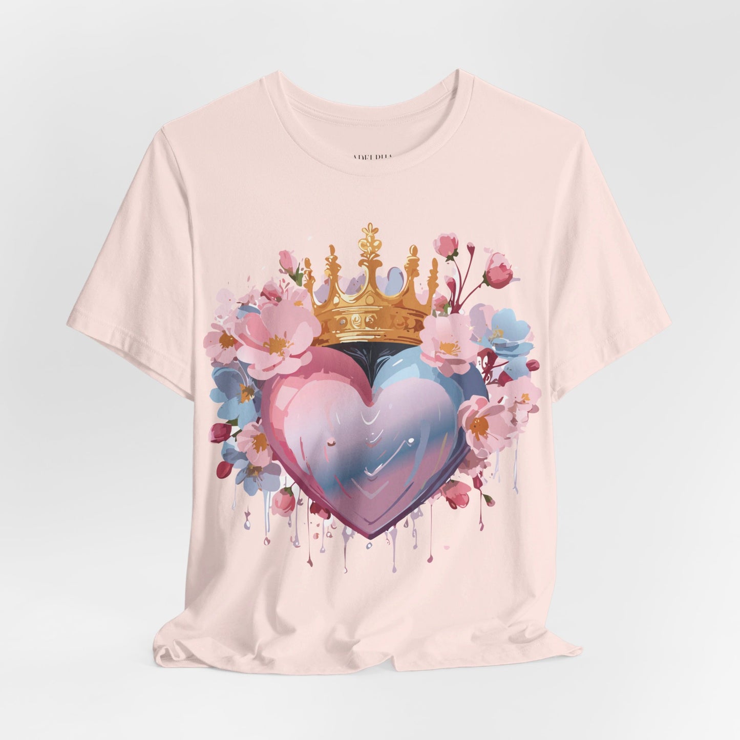 T-shirt en coton naturel - Collection Love story