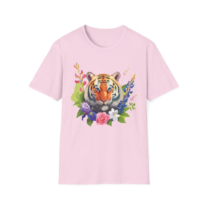 Tiger Shirt Unisex Gildan Softstyle Tee 100 Percent Ring Spun Cotton
