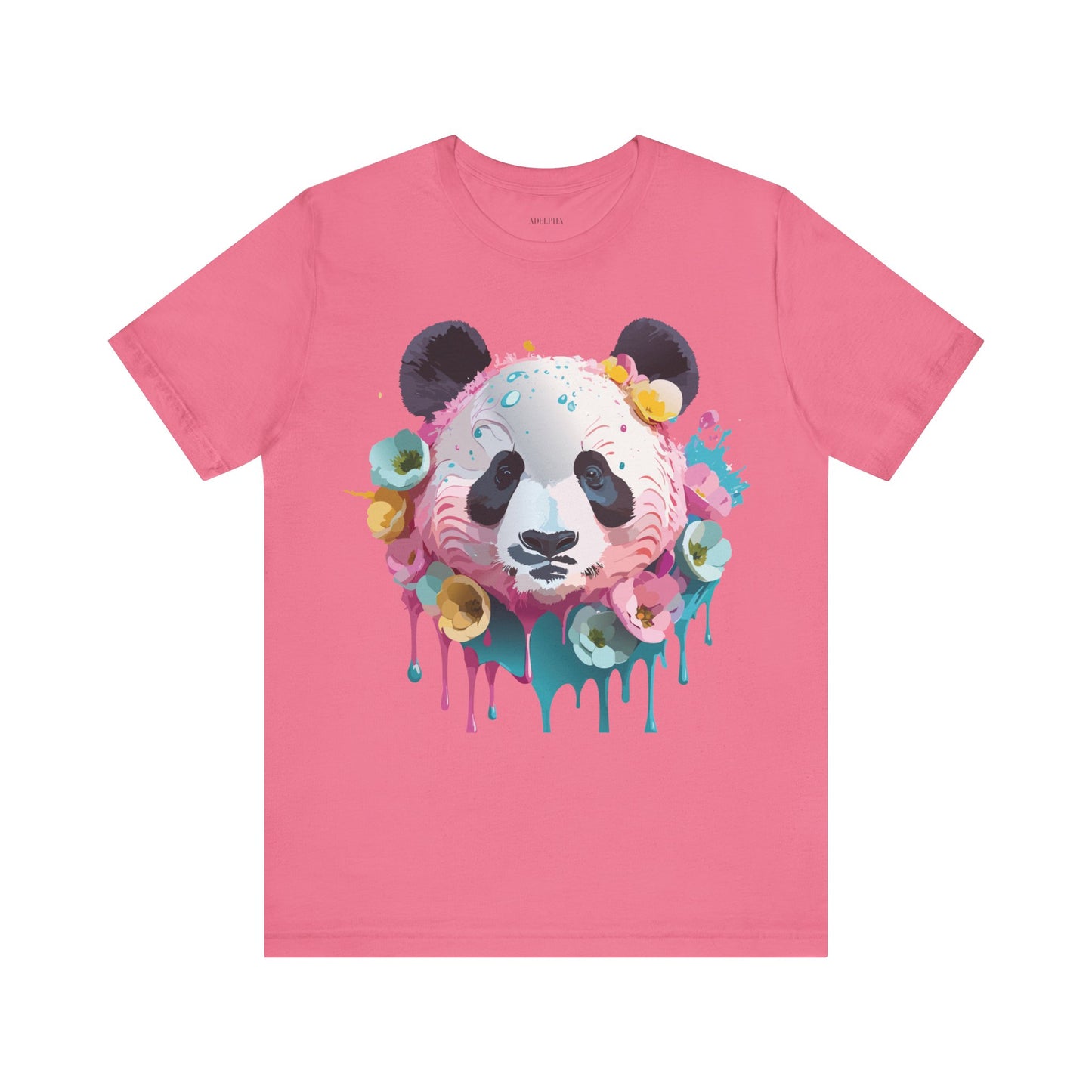 Natural Cotton Tee Shirt with Panda