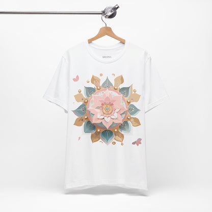 Natural Cotton Tee Shirt - Medallion Collection Printify