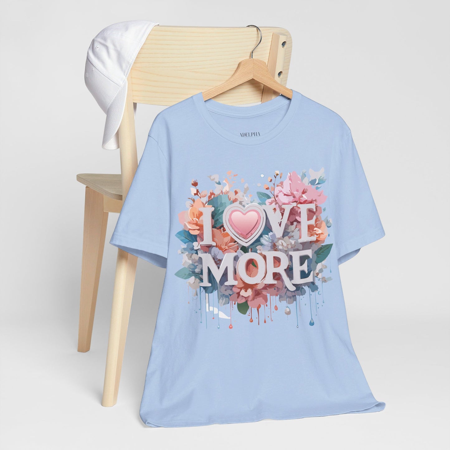 T-Shirt aus natürlicher Baumwolle – Love Story-Kollektion