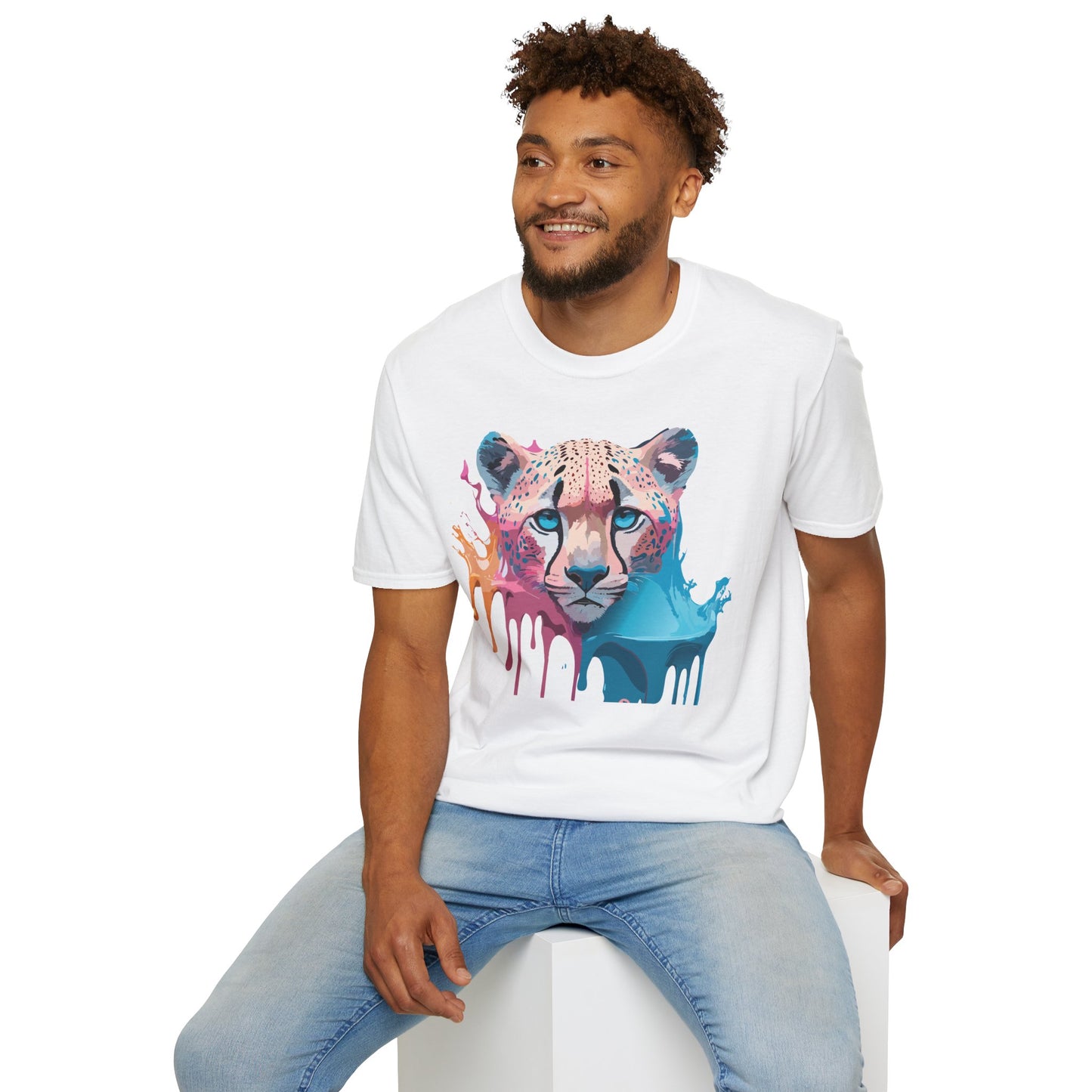 Cheetah Shirt, Shirt with Cheetah, Cheetah Tee, Shirt with Animals