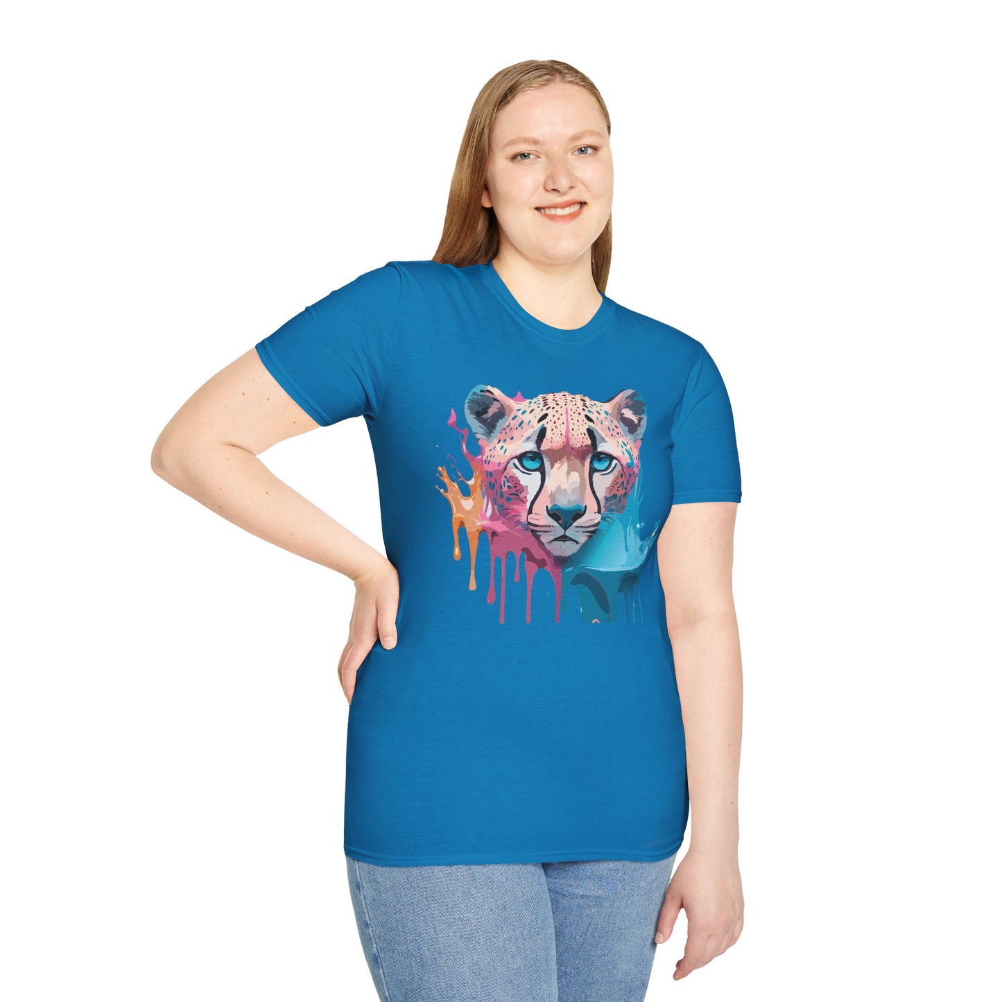 Cheetah Shirt, Shirt with Cheetah, Cheetah Tee, Shirt with Animals