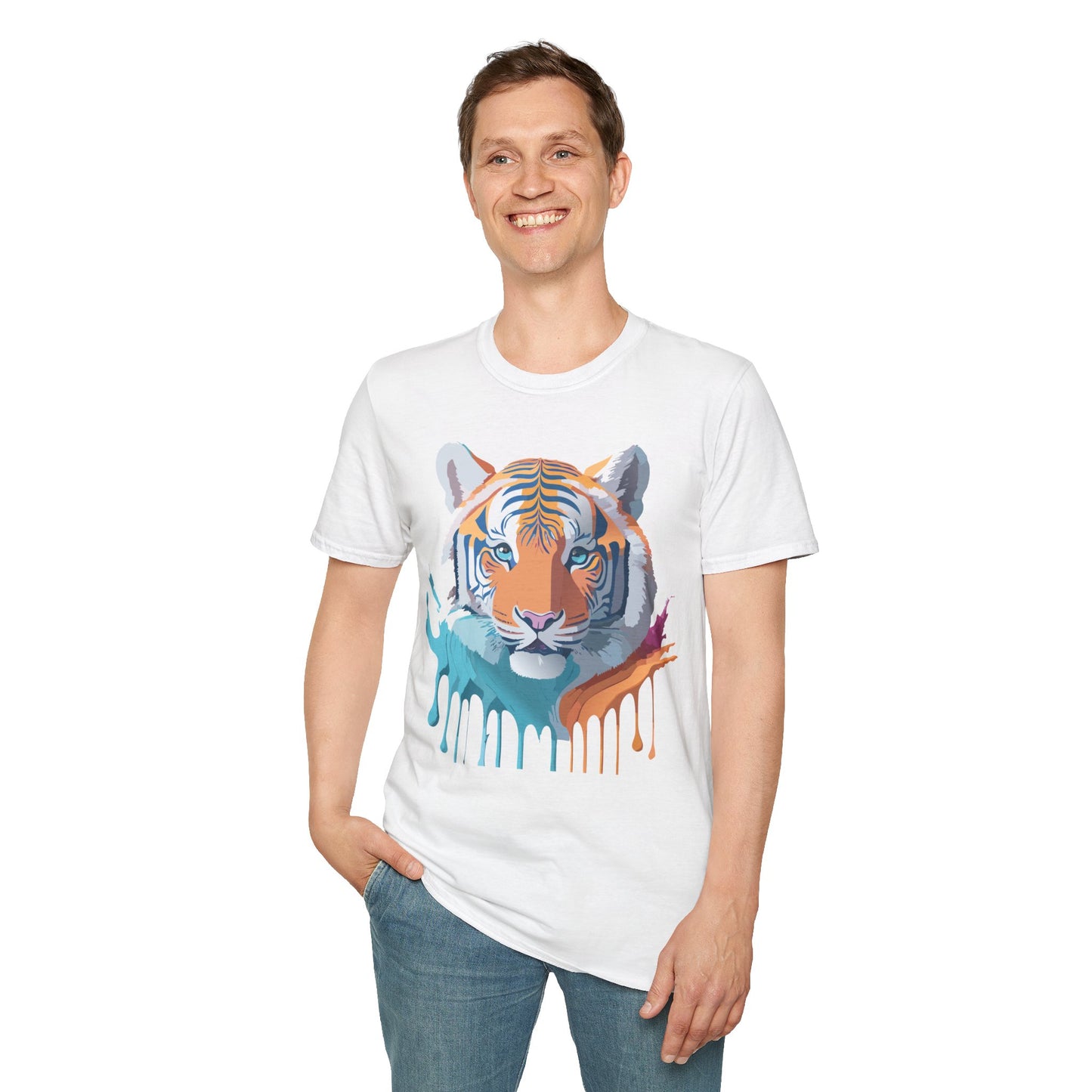 Tiger Shirt, Shirt with Tiger, Animal Tee, Shirt with Animals