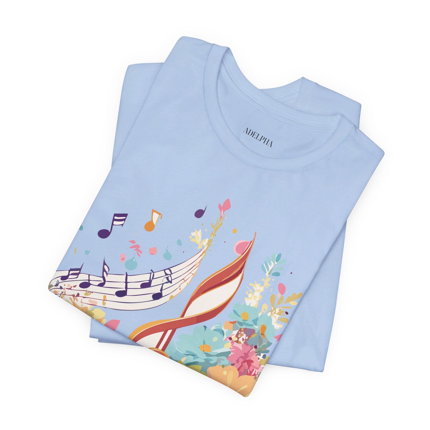 T-shirt en coton naturel - Collection Musique