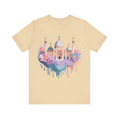 Natural Cotton Tee Shirt - Beautiful Places Collection - Venice Printify