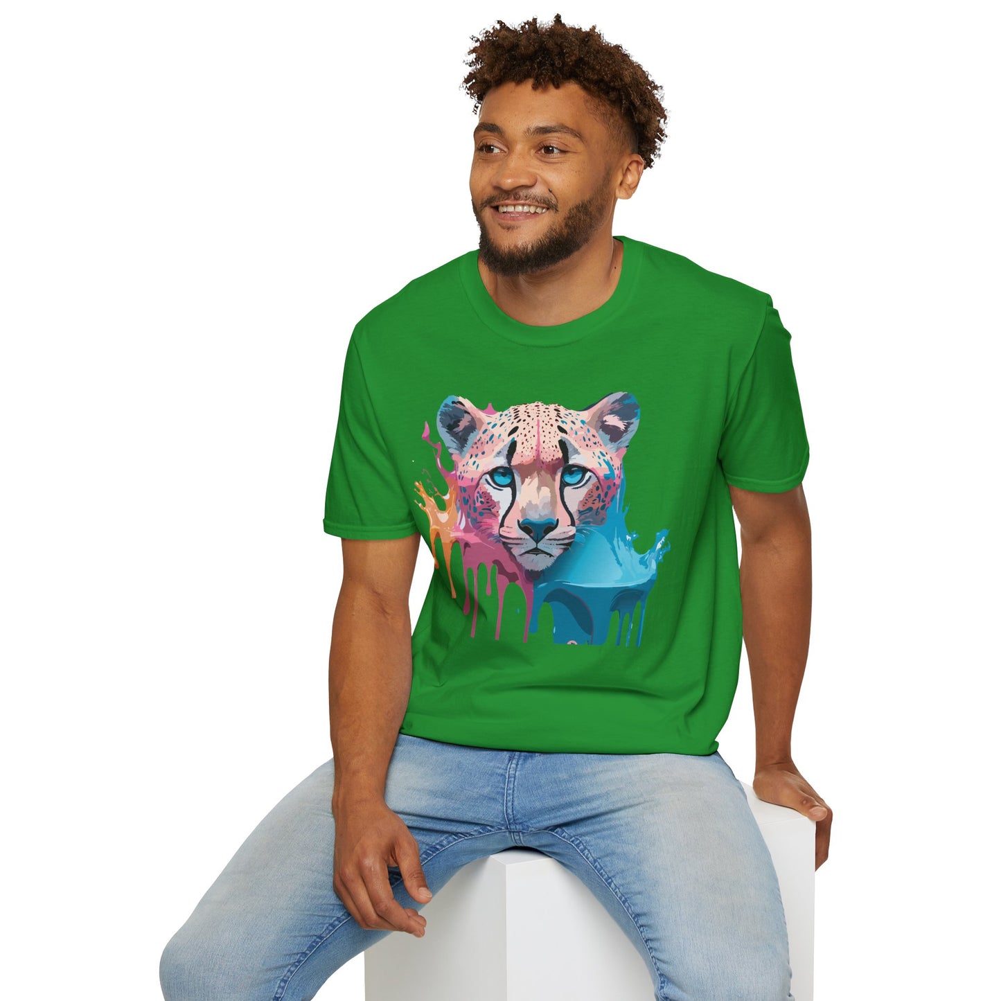 Cheetah Shirt, Shirt with Cheetah, Cheetah Tee, Shirt with Animals