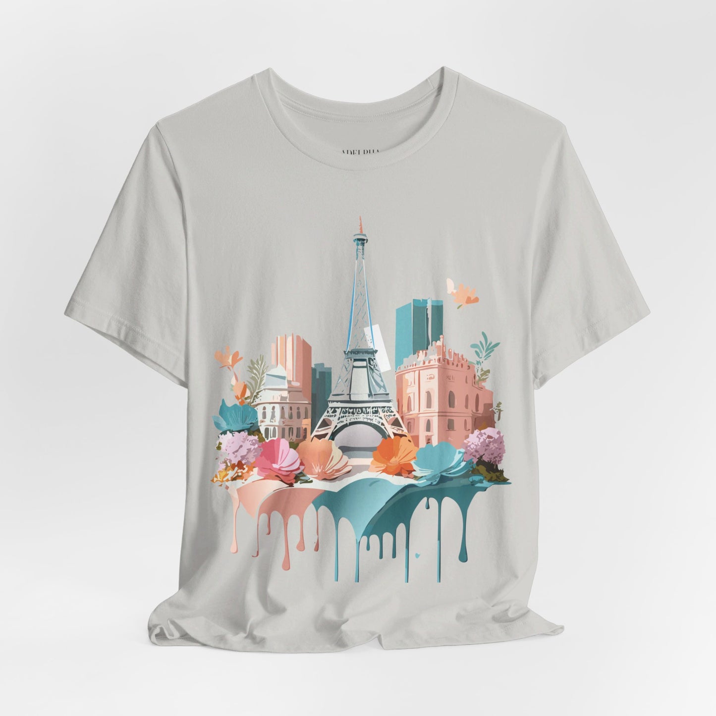 Natural Cotton Tee Shirt - Beautiful Places Collection - Paris