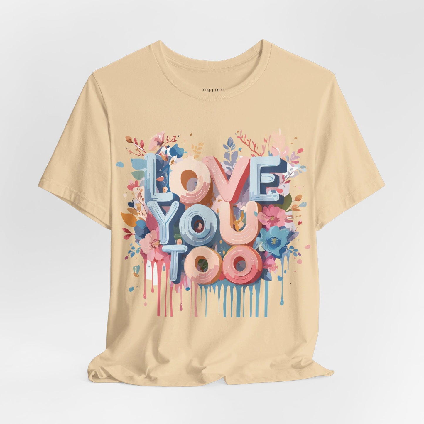 T-Shirt aus natürlicher Baumwolle – Love Story-Kollektion