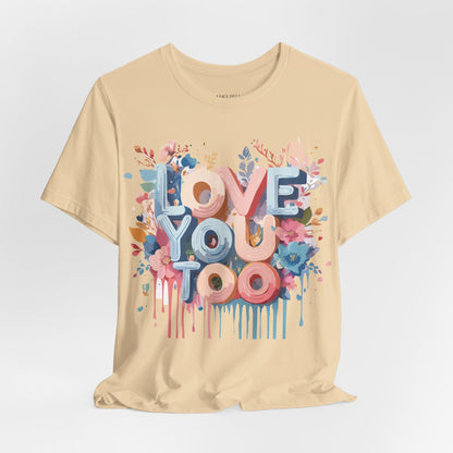 Natural Cotton Tee Shirt - Love story Collection Printify