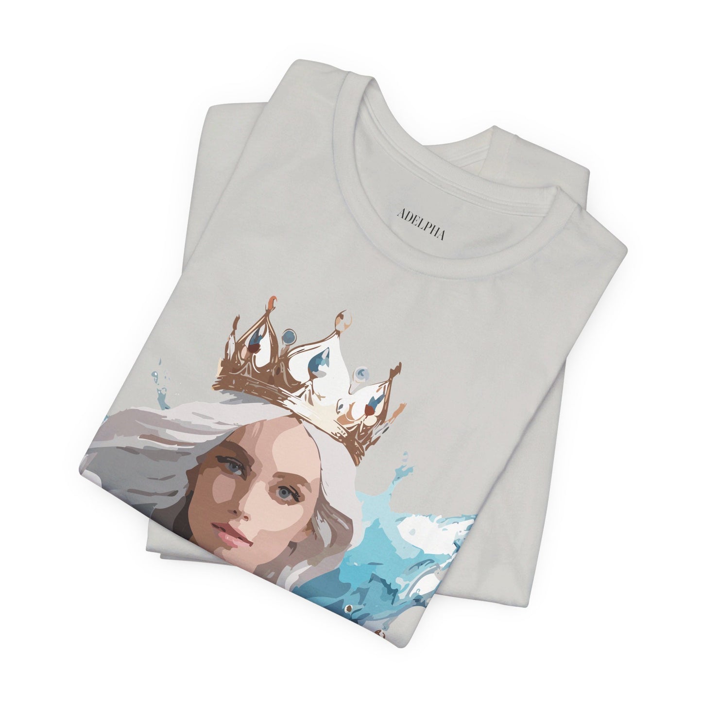 T-Shirt aus natürlicher Baumwolle – Queen Collection