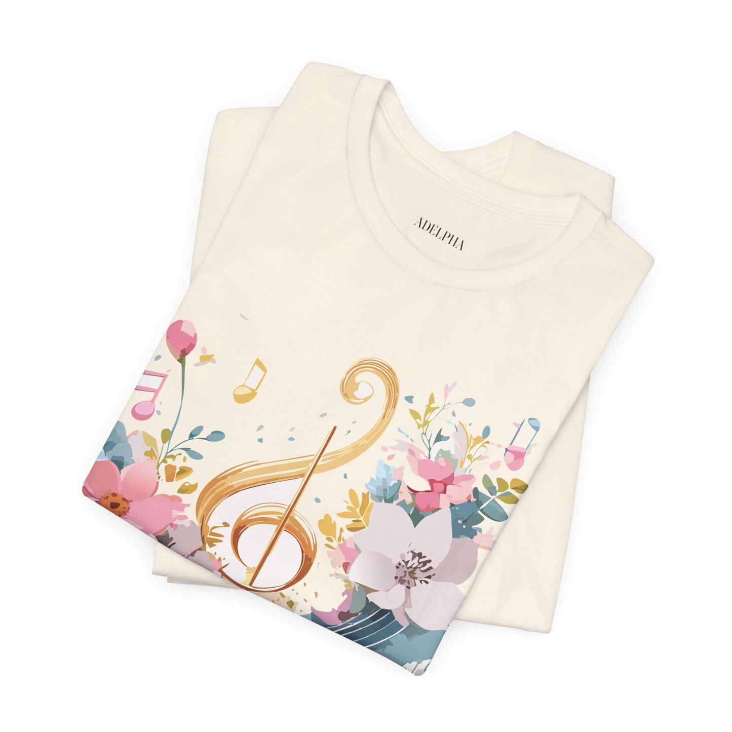 T-shirt en coton naturel - Collection Musique