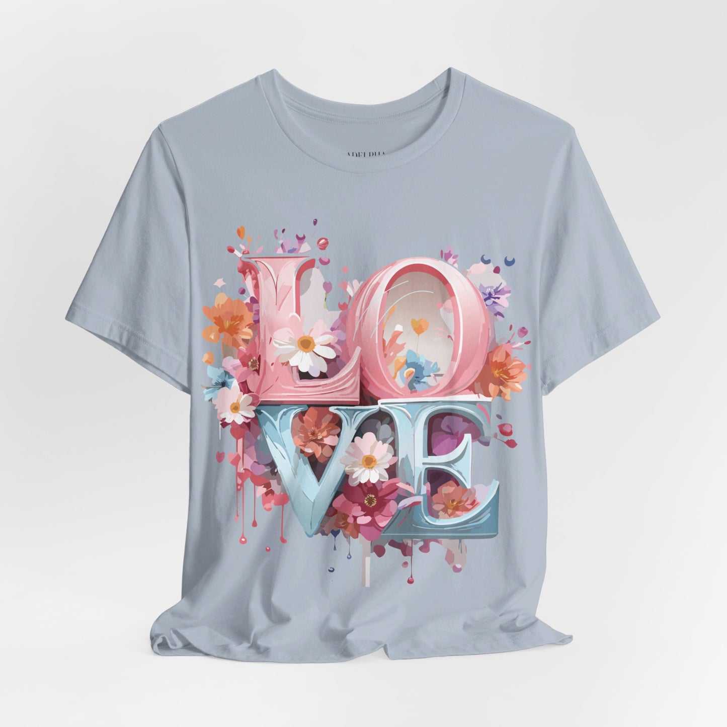 T-Shirt aus natürlicher Baumwolle – Love Story-Kollektion