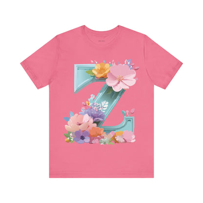 Natural Cotton Tee Shirt - Letters Collection - Z Printify
