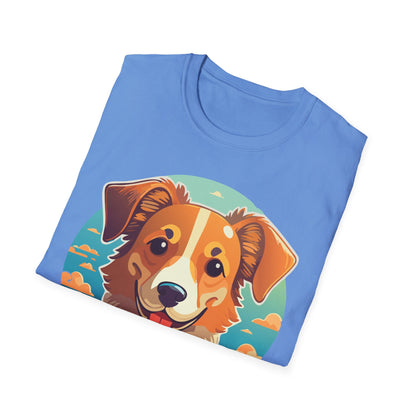 Dog Shirt Unisex Animal Tee One Hundred Percent Cotton Softstyle Gildan 64000