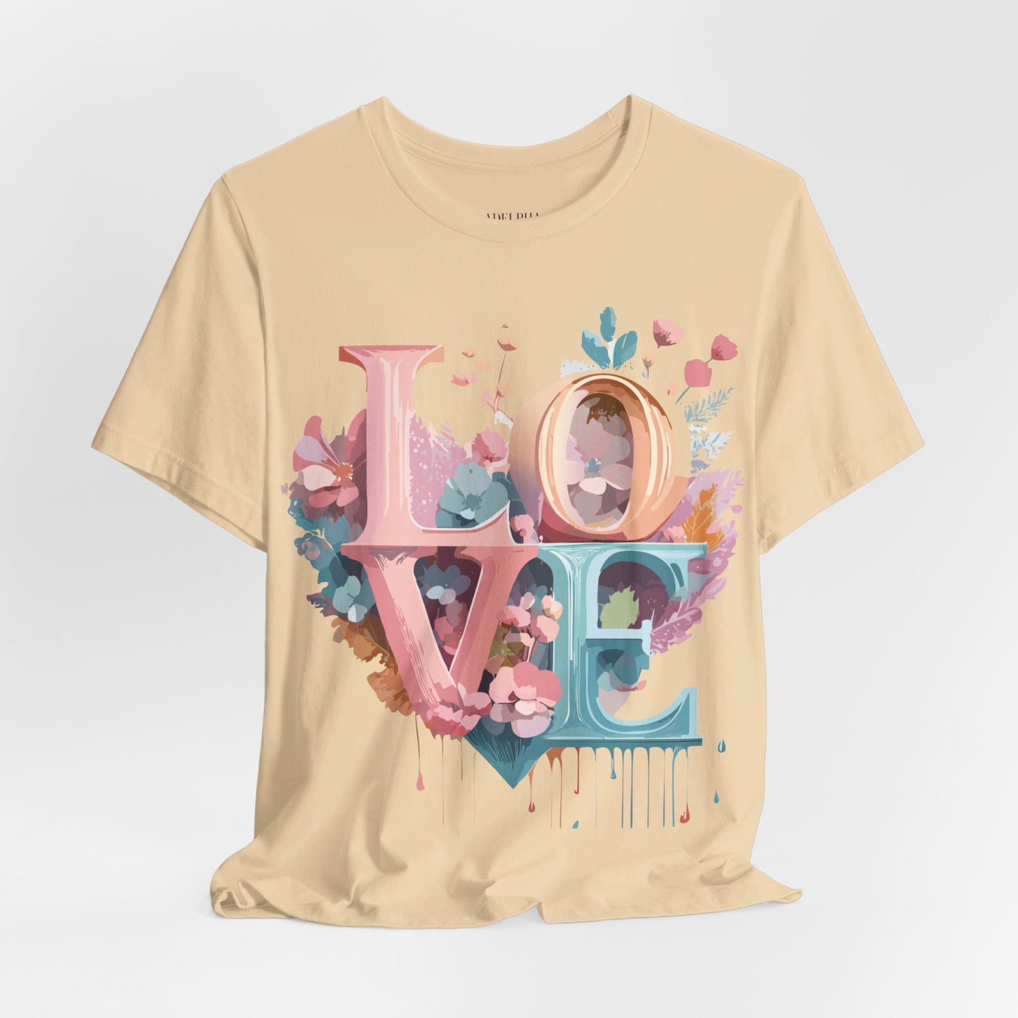 Natural Cotton Tee Shirt - Love story Collection