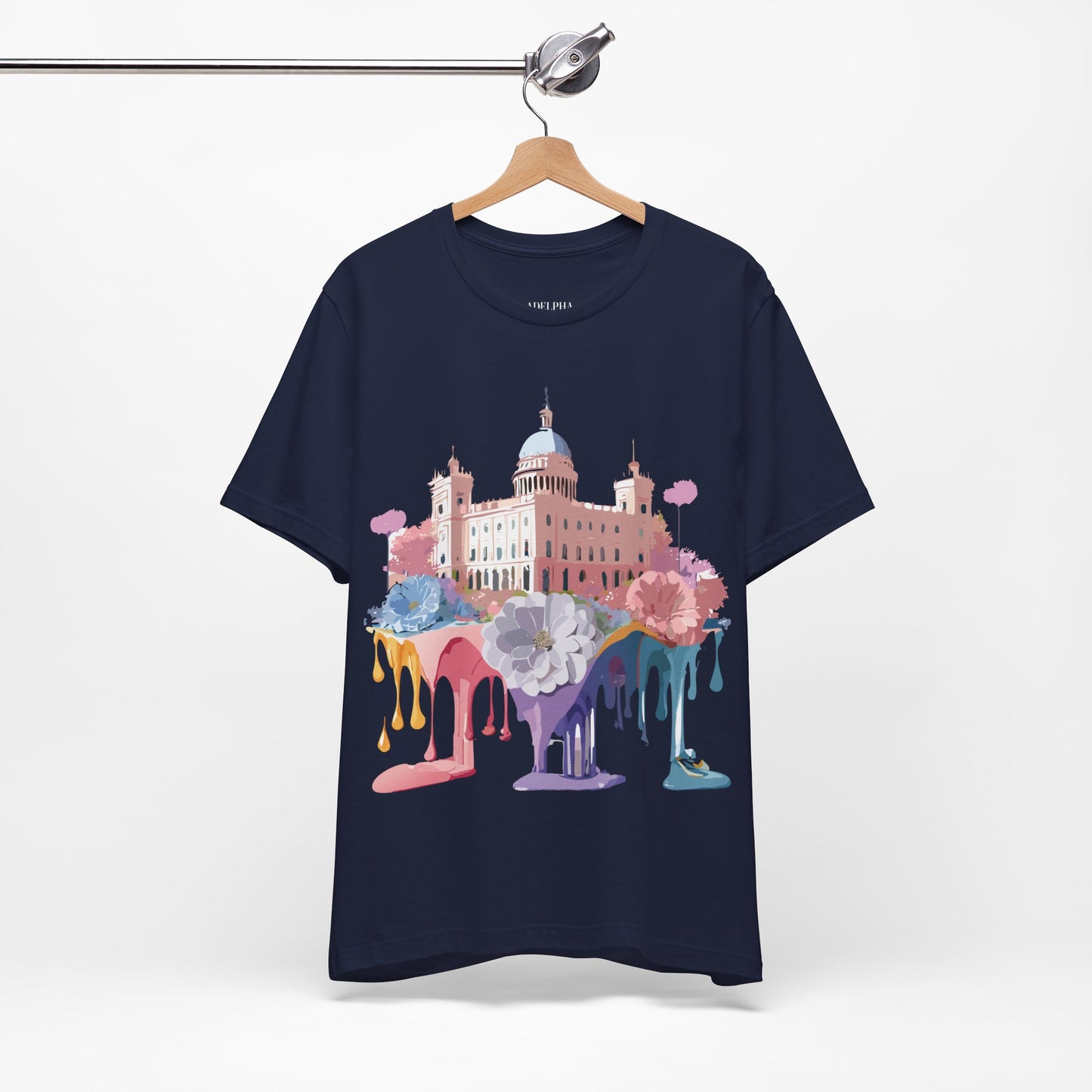 Natural Cotton Tee Shirt - Beautiful Places Collection - Madrid