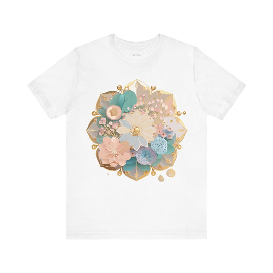 T-shirt en coton naturel - Collection Médaillon