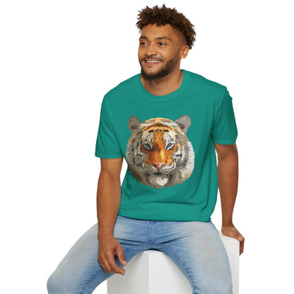 Unisex Tiger Shirt Animal Print Tee Gildan Softstyle Cotton Quality