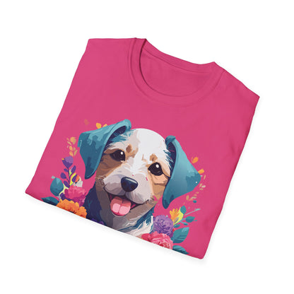 Dog Shirt Unisex Animal Tee Softstyle 64000 Gildan RingSpun Cotton