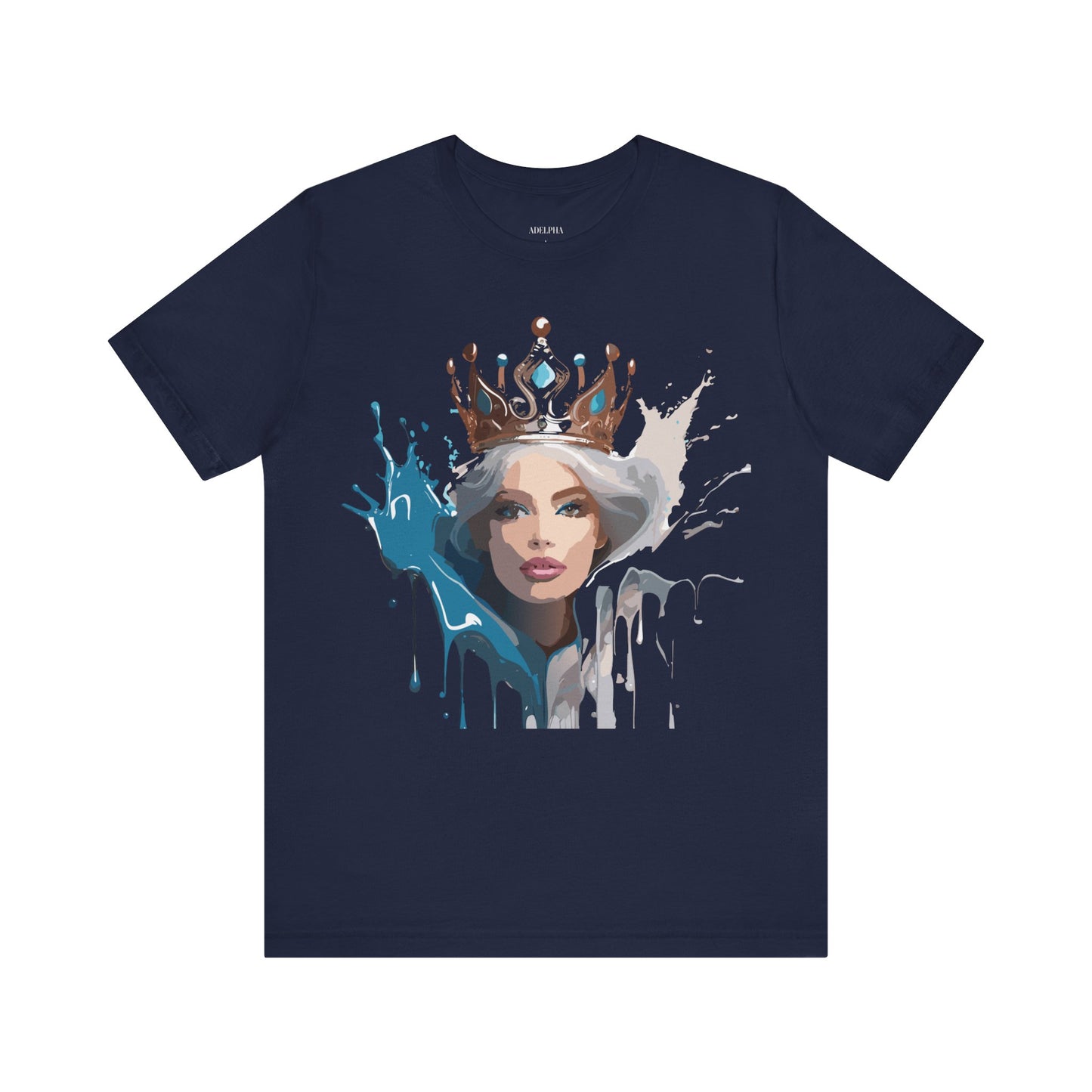 T-Shirt aus natürlicher Baumwolle – Queen Collection