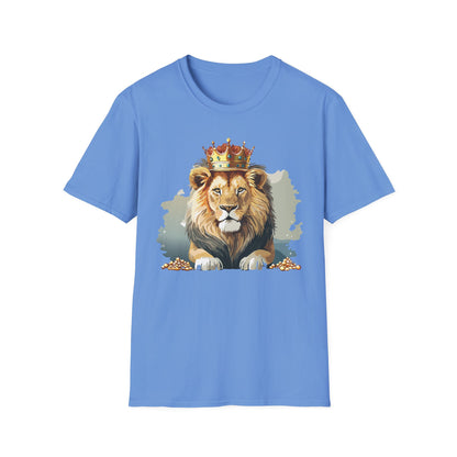 Lion Shirt Unisex Animal Tee Gildan Softstyle 64000 Comfort Fit