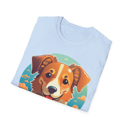 Dog Shirt Unisex Animal Tee One Hundred Percent Cotton Softstyle Gildan 64000