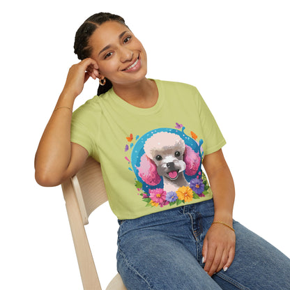 Dog Shirt With Animals Unisex Softstyle Tee 100 Percent Cotton Gildan 64000
