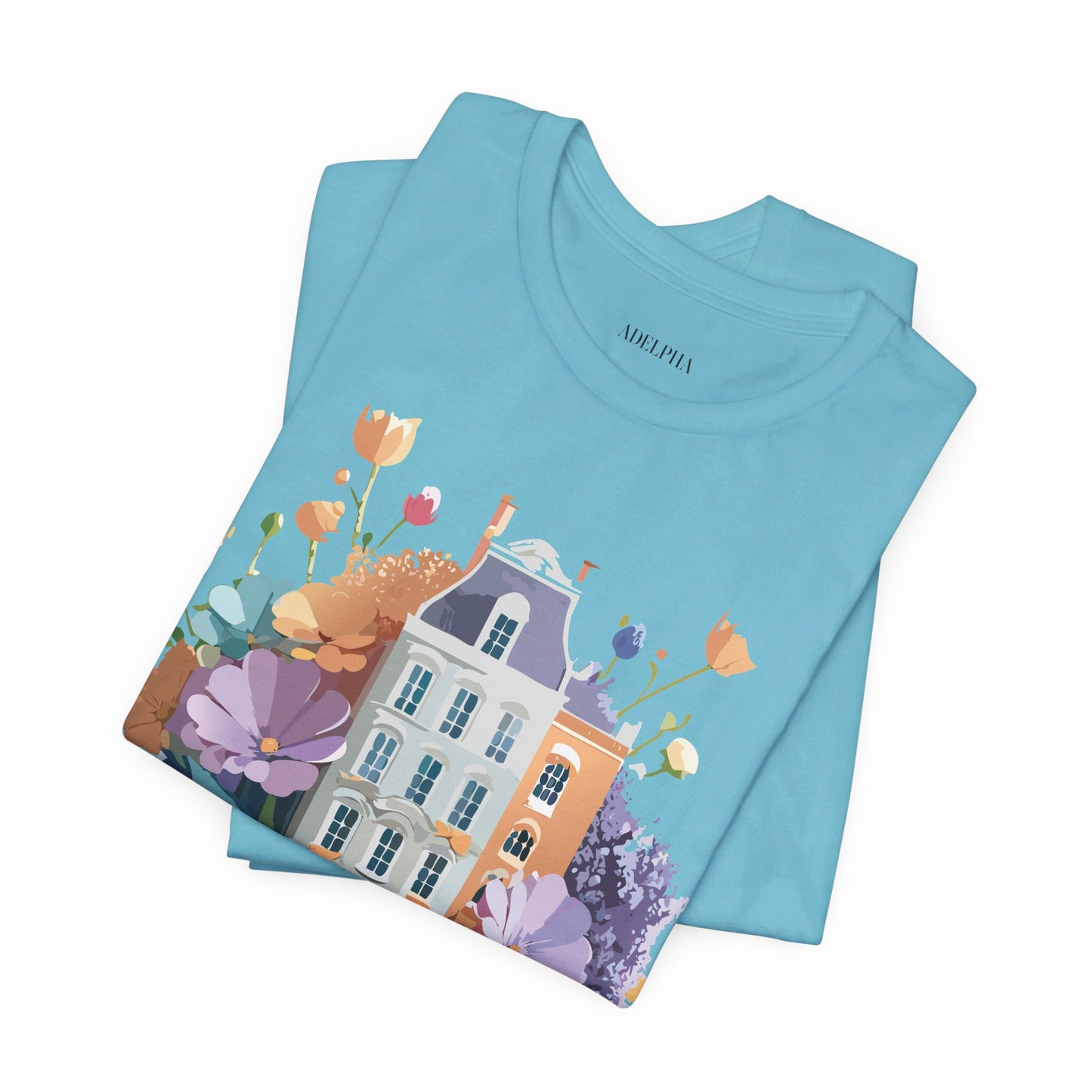 Natural Cotton Tee Shirt - Beautiful Places Collection - Amsterdam